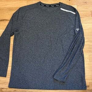 Fanatics Charcoal Heather Long Sleeve Pullover Shirt XL